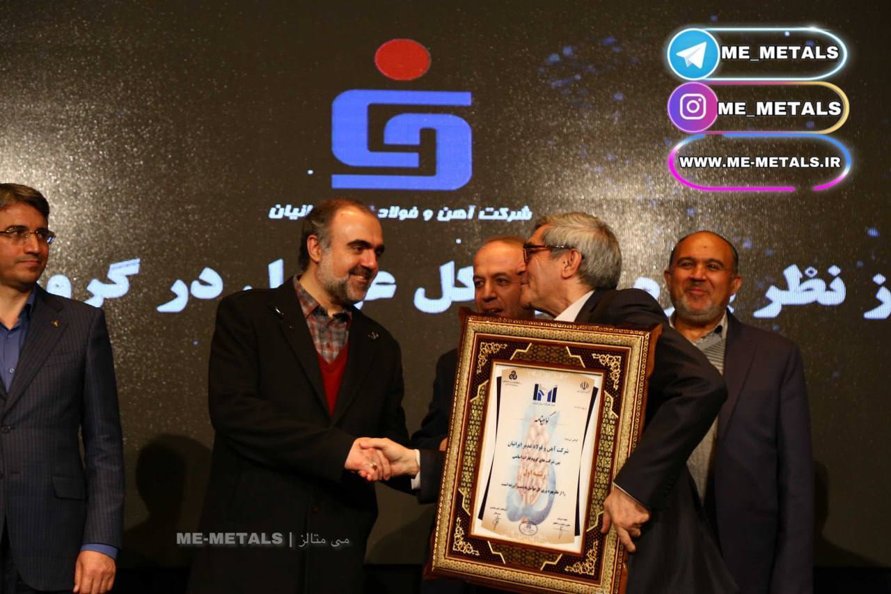 کسب رتبه نخست توسط شرکت آهن و فولاد غدیر ایرانیان از نظر بهرهوری کل عوامل در بین شرکتهای گروه فلزات اساسی کشور کسب رتبه نخست توسط شرکت آهن و فولاد غدیر ایرانیان از نظر بهرهوری کل عوامل در بین شرکتهای گروه فلزات اساسی کشور