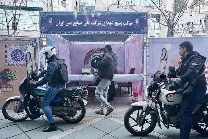 برپایی موکب شهدای مس به مناسبت نیمه شعبان