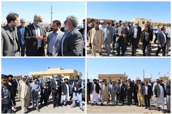 بازدید سرپرست وزارت صنعت افغانستان از بازارچه مرزی گلورده خراسان جنوبی