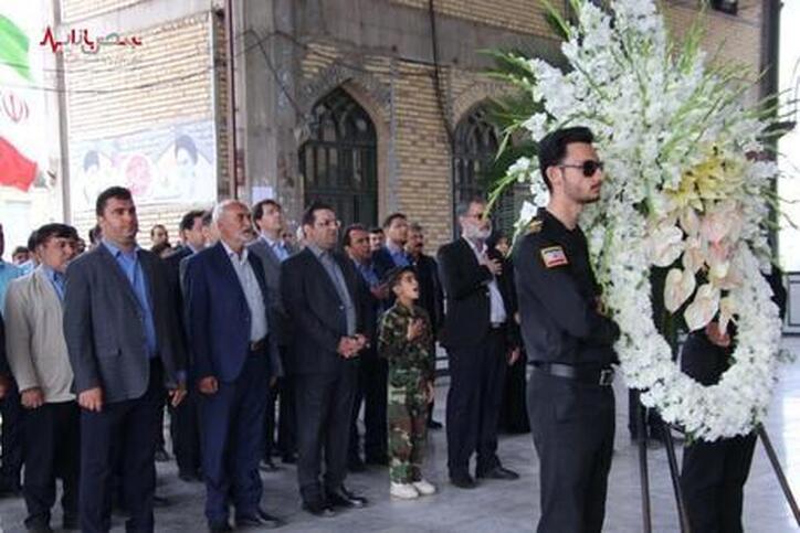 تجدید میثاق تلاشگران فولاد غدیر نی ریز با آرمان‌های شهدا