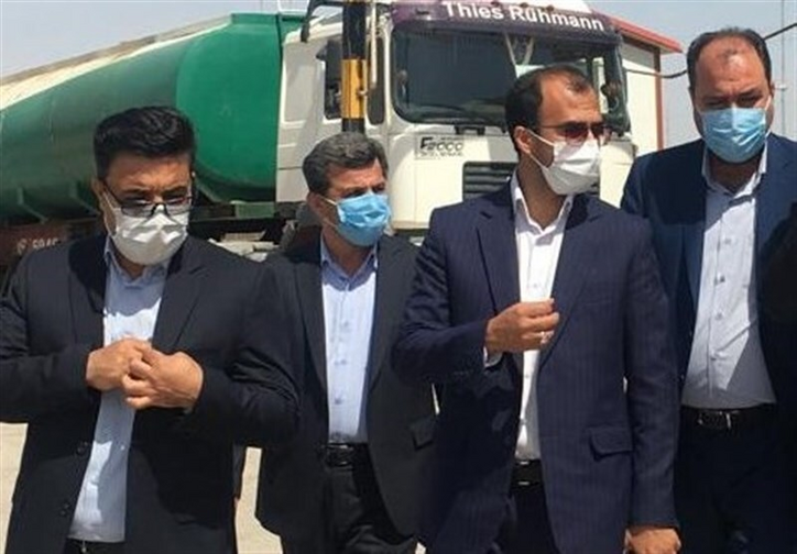 بازدید مسوولان از مرز دوغارون بعد از عادی شدن تردد محموله‌های تجاری و ادامه تشریفات گمرکی