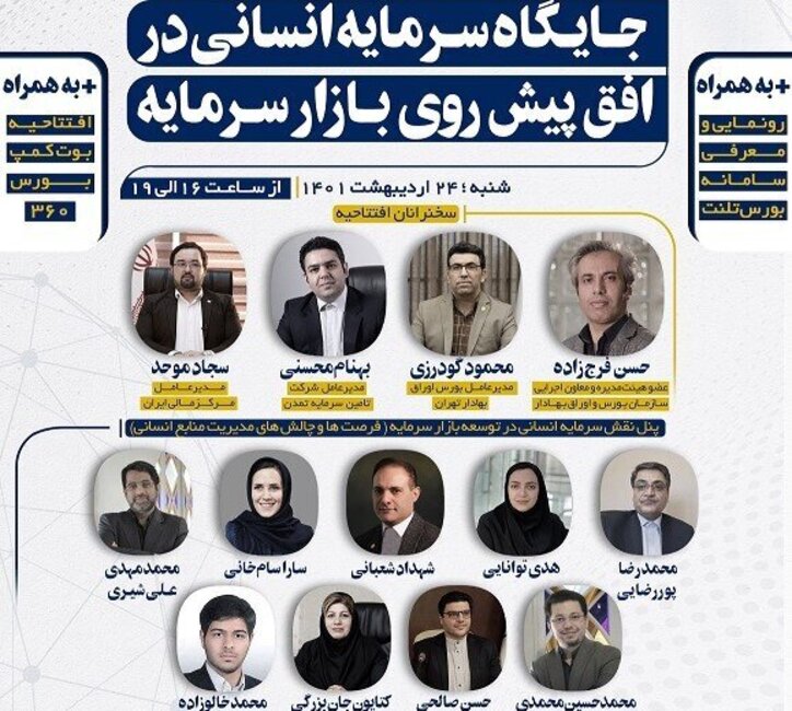 سمینار تخصصی جایگاه سرمایه انسانی در افق پیشروی بازار سرمایه