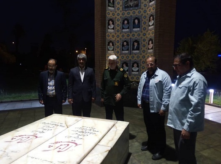 دیدار معاون امور اقتصادی استاندار خوزستان و مدیرکل بنیاد حفظ آثار و نشر ارزش‌های دفاع مقدس با مدیرعامل شرکت فولاد خوزستان