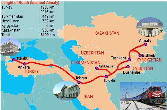 ایران؛ مسیر طلایی اتصال ریلی چین-اروپا ایران؛ مسیر طلایی اتصال ریلی چین-اروپا