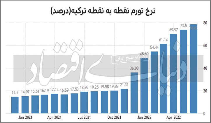 تورم ترکیه؛ ۷۹ درصد/ کارنامه قیمتی اقتصاد اردوغان