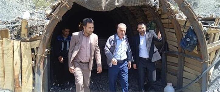 بازدید رییس اداره تعاون کار و رفاه اجتماعی و معاون فرماندار شهرستان رامیان از معادن شرکت البرز شرقی