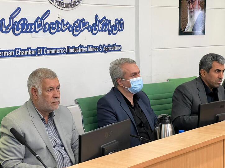 نشست وزیر صنعت، معدن و تجارت با فعالان اقتصادی کرمان