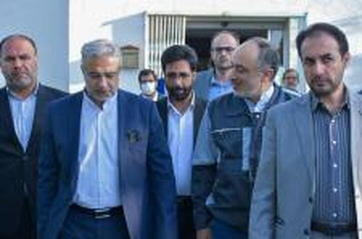 بازدید سرپرست وزارت تعاون، کار و رفاه اجتماعی از کارخانه سیمان زرند ساوه