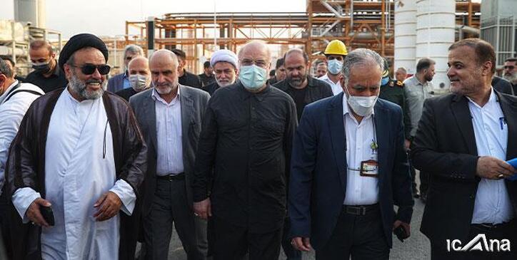 دکتر قالیباف از پالایشگاه دوم مجتمع گازی پارس جنوبی بازدید کرد