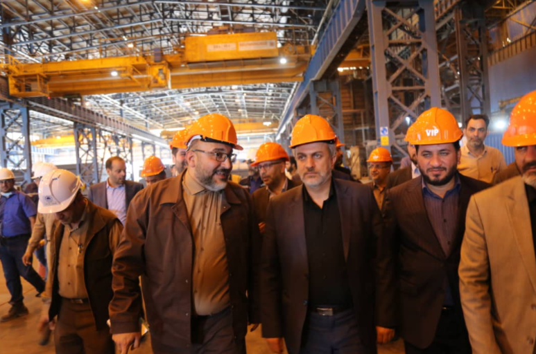 بازدید وزیر صمت از مجتمع صنعتی چادرملو بازدید وزیر صمت از مجتمع صنعتی چادرملو