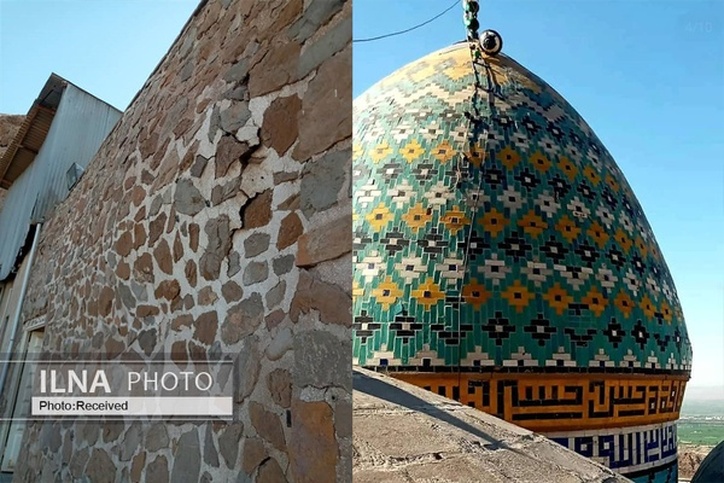 تکلیف ترک‌های بقعه بی‌بی شهربانو به نشست کارشناسان موکول شد/ انفجار‌ها در اطراف یک بنای قدیمی که پی هم ندارد اتفاق می‌افتد