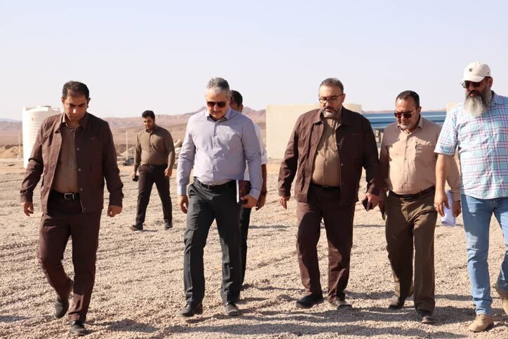 بازدید مدیرعامل چادرملو از پروژه مجتمع فروآلیاژ‌ها