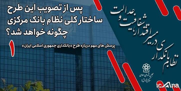 پس از تصویب طرح «بانکداری جمهوری اسلامی ایران» ساختار کلی بانک مرکزی چگونه خواهد شد؟