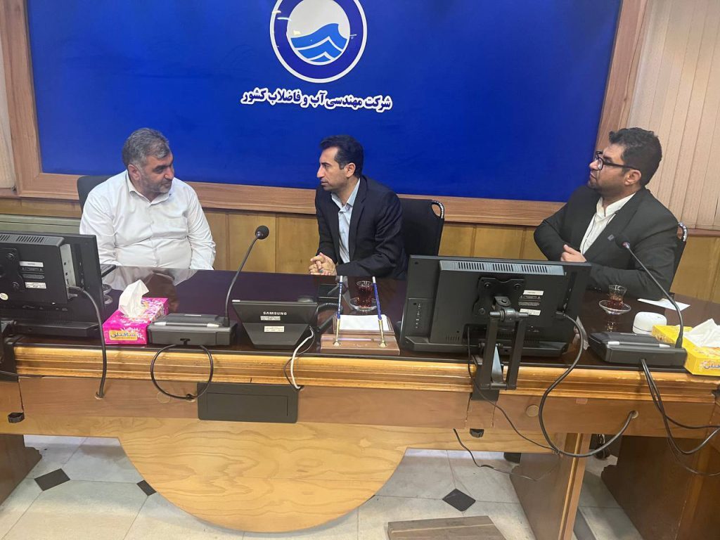 پیگیری انشعاب پساب فولاد اقلید در جلسه با مدیرعامل آب و فاضلاب کشور