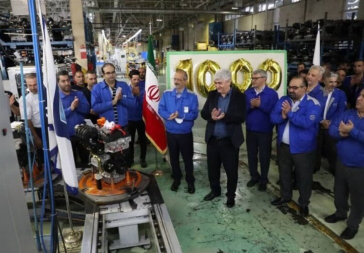 رویای موتور ۱۰۰۰ در ایران‌خودرو به واقعیت رسید