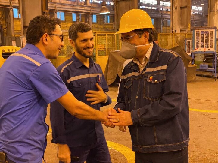 دیدار قائم مقام مدیرعامل فولاد خوزستان در امور ستادی و مسوولیت‌های اجتماعی با کارکنان کارگاه مرکزی