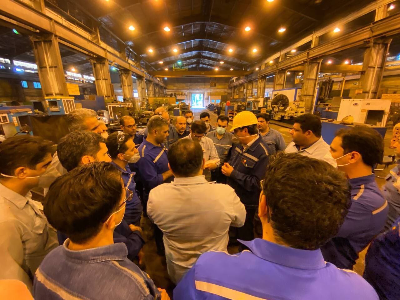 دیدار قائم مقام مدیرعامل فولاد خوزستان در امور ستادی و مسوولیتهای اجتماعی با کارکنان کارگاه مرکزی دیدار قائم مقام مدیرعامل فولاد خوزستان در امور ستادی و مسوولیتهای اجتماعی با کارکنان کارگاه مرکزی