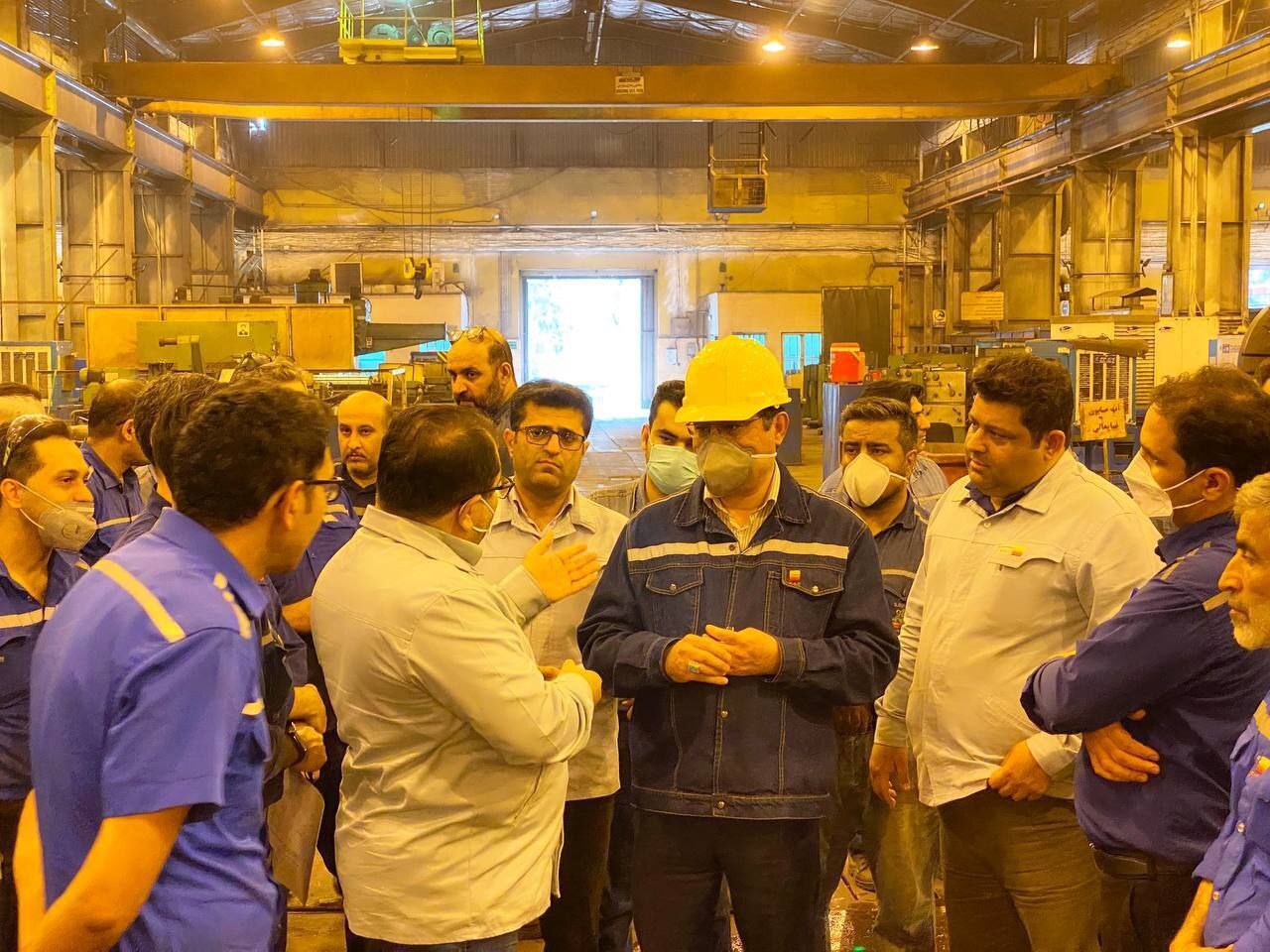 دیدار قائم مقام مدیرعامل فولاد خوزستان در امور ستادی و مسوولیتهای اجتماعی با کارکنان کارگاه مرکزی دیدار قائم مقام مدیرعامل فولاد خوزستان در امور ستادی و مسوولیتهای اجتماعی با کارکنان کارگاه مرکزی