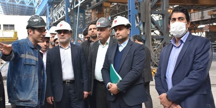 نائب رئیس مجلس از مجتمع صنعتی ذوب آهن پاسارگاد بازدید کرد/ تصمیم‌گیری برای ۳ پروژه کلان در پاسارگاد