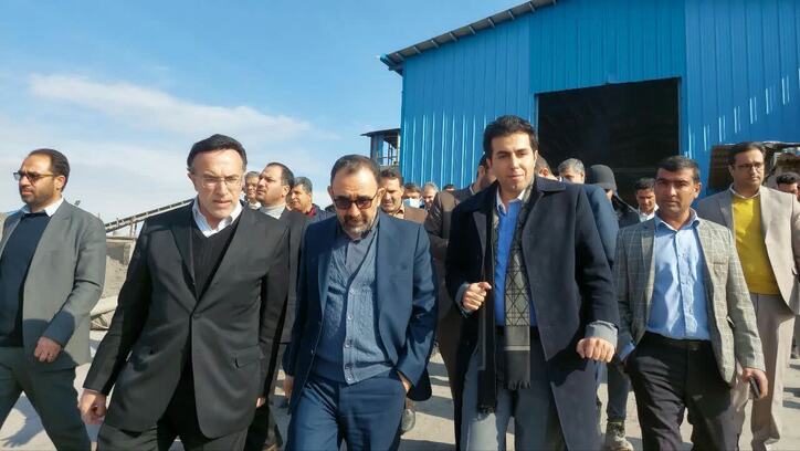 بازدید استاندار خراسان رضوی از دو معدن در بخش انابد بردسکن