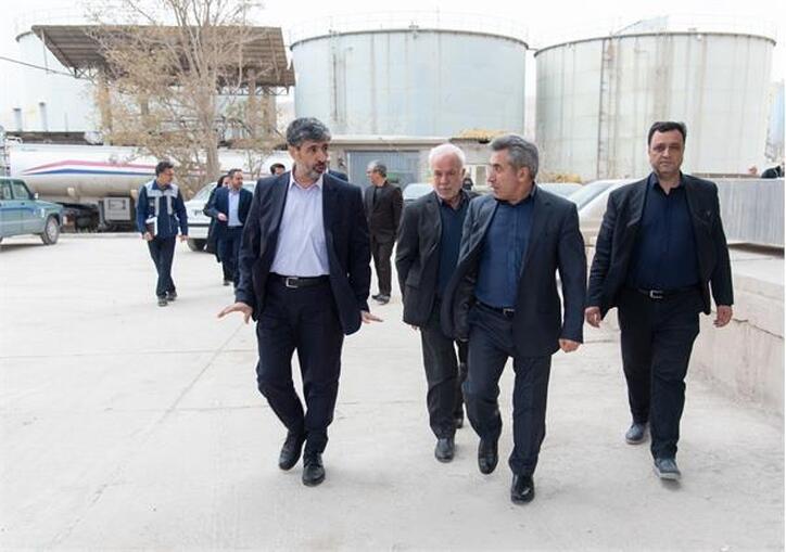 بازدید علی دهقانی مدیرکل تعاون، کار و رفاه اجتماعی آذربایجان غربی بهمراه مدیرعامل شستا و هیات همراه از کارخانه سیمان سفید ارومیه