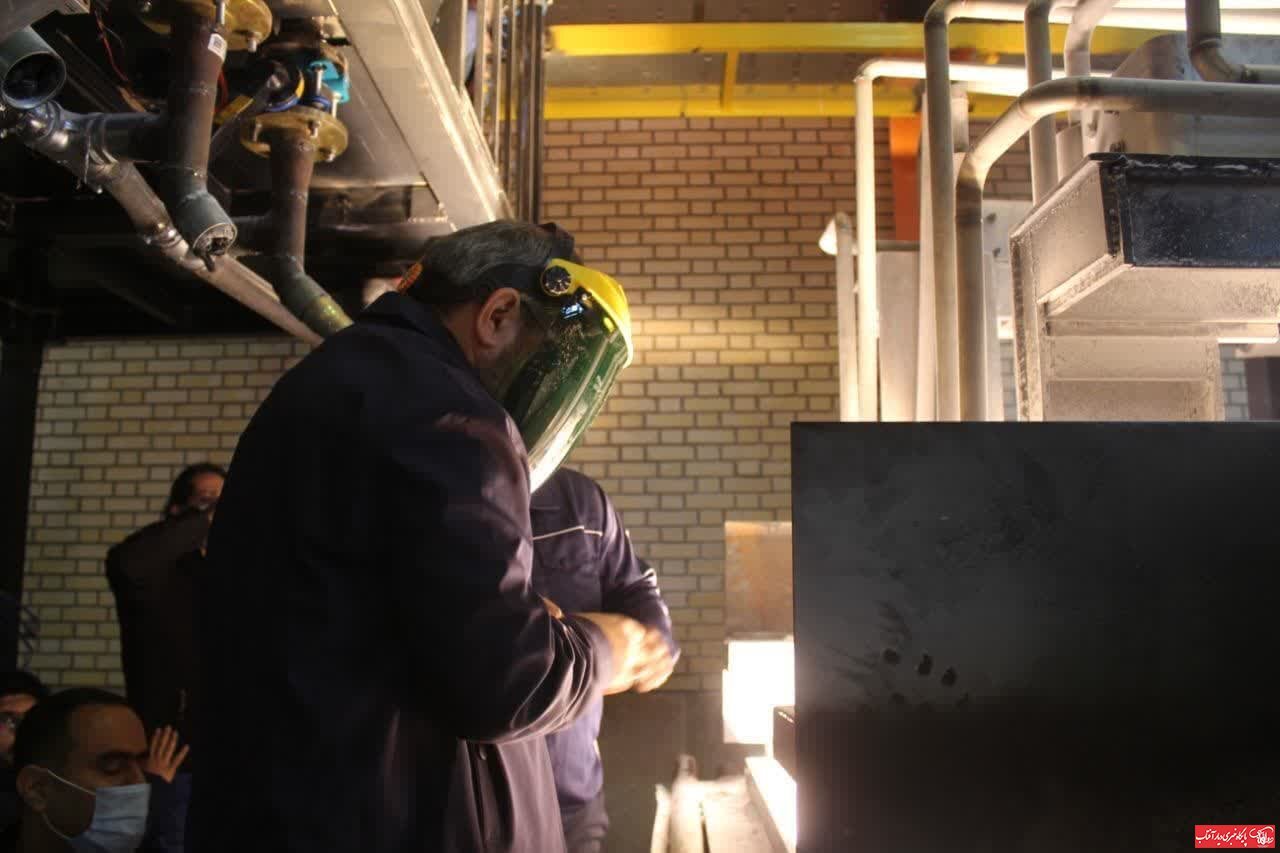 افتتاح اولین کارخانه دانش&zwnj;بنیان تولید آلومینای ذوبی ایران در ساوه