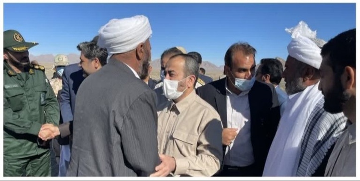 استاندار خراسان جنوبی از پروژه چاه عشایری معدن حاجات شهرستان نهبندان بازدید کرد