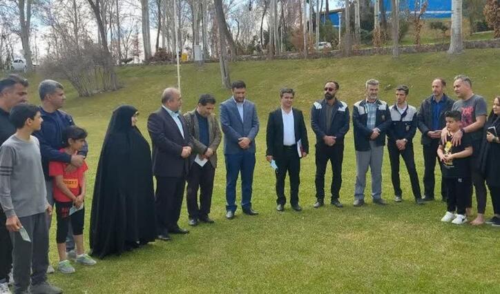 دیدار نوروزی مدیرعامل شرکت با خانواده‌های ذوب‌آهنی در مجموعه اقامتی تفریحی وحدت چادگان