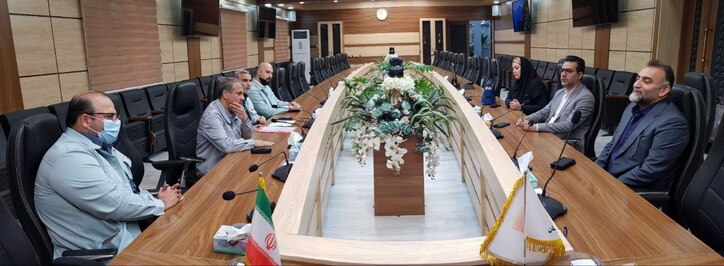 دیدار مدیر شعب بانک شهر استان خوزستان با مدیرعامل شرکت فولاد خوزستان