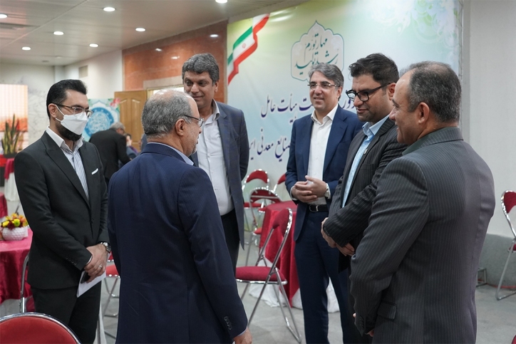 دیدار مهندس جعفری رئیس هیات عامل ایمیدرو با مدیرعامل و نائب رئیس هیات مدیره فولاد اقلید