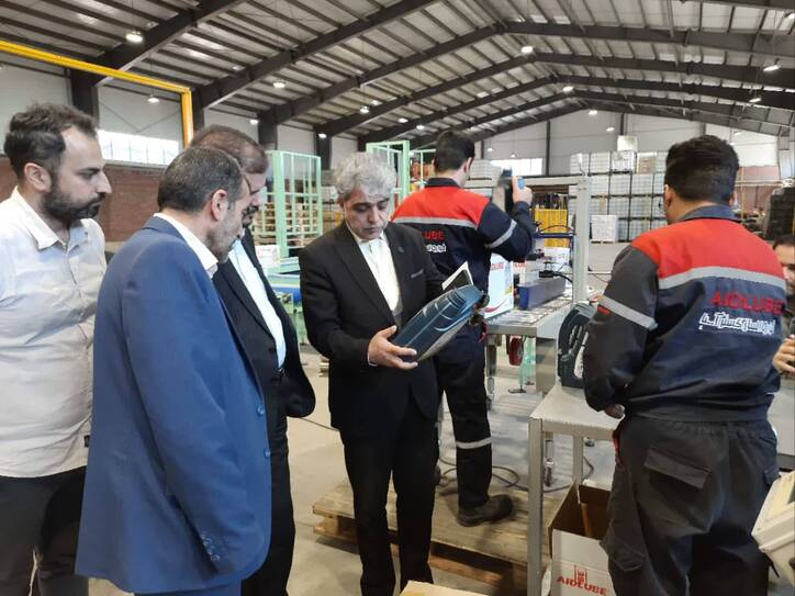 بازدید مدیرکل صنعت، معدن و تجارت استان مرکزی از شهرستان زرندیه
