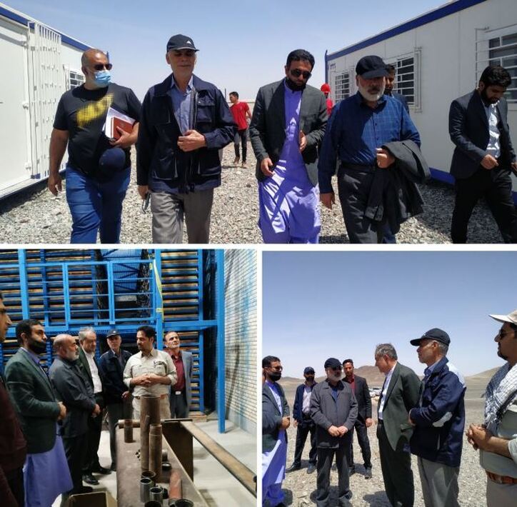 بازدید استاندار سیستان و بلوچستان از معدن مس و طلای نیمروز