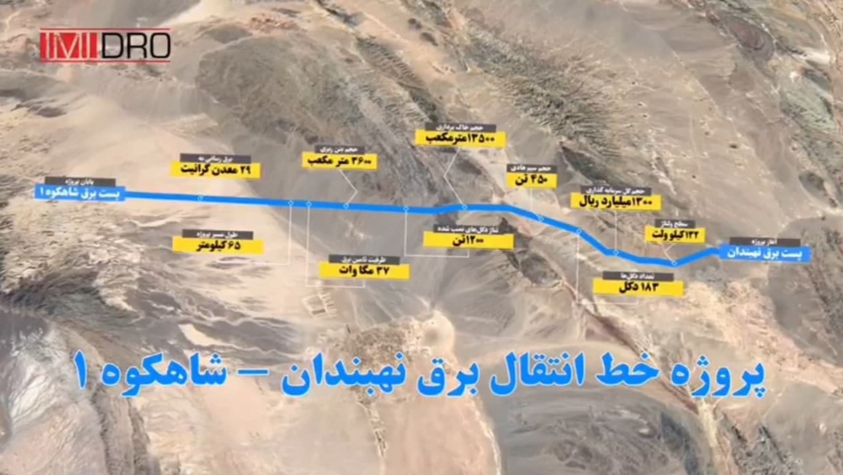 ۲۹ معدن از خط انتقال برق نهبندان - شاهکوه منتفع شدند