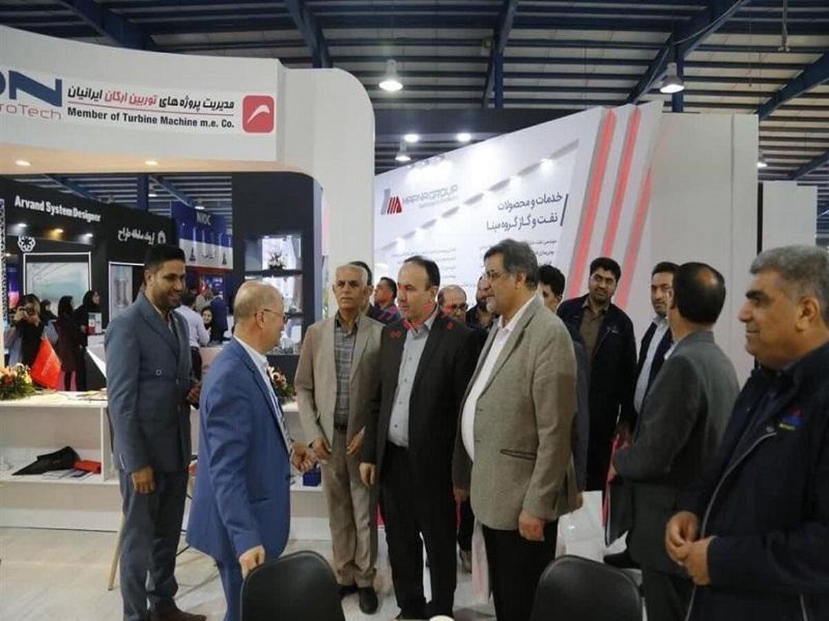 مدیرعامل نفت و گاز مارون از نمایشگاه چهاردهم بازدید کرد