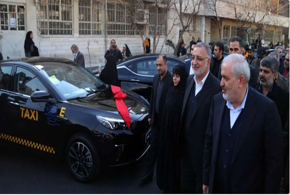 تاکسی‌های برقی جدید تهران رونمایی شد