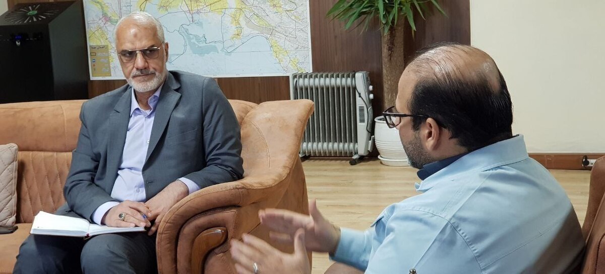 مدیرعامل شرکت فولاد خوزستان با استاندار خوزستان دیدار کرد