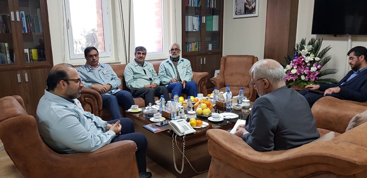 مدیرعامل شرکت فولاد خوزستان با استاندار خوزستان دیدار کرد مدیرعامل شرکت فولاد خوزستان با استاندار خوزستان دیدار کرد