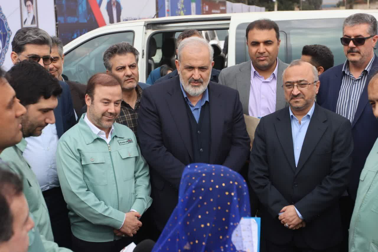 طرح تولید سنگ و فولاد هرمزگان به بهره‌برداری رسید