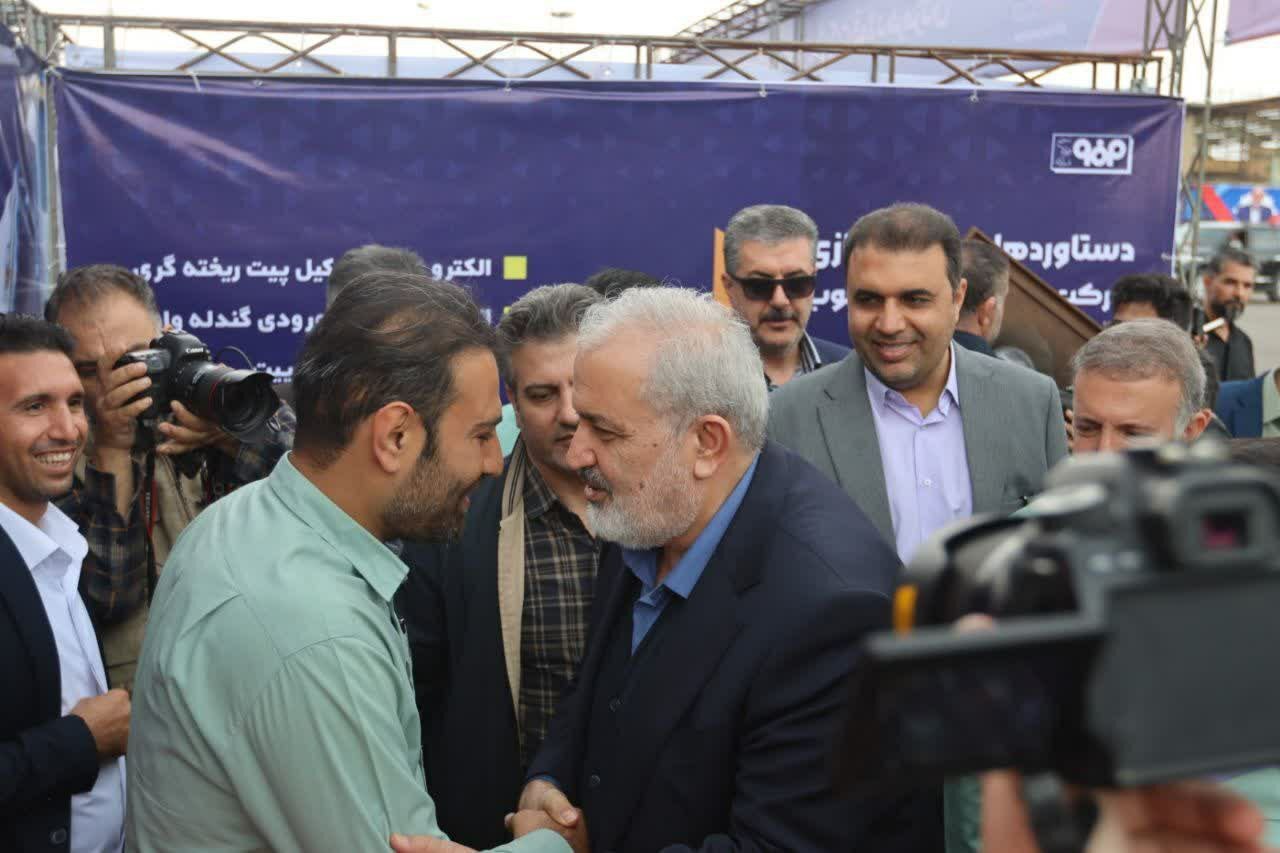 طرح تولید سنگ و فولاد هرمزگان به بهره‌برداری رسید