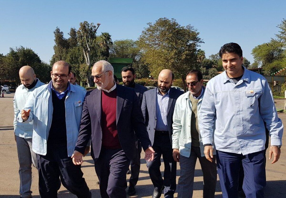 آیین افتتاح جاده قلعه چنعان به کانتکس با حضور مسوولان کشوری و لشکری در شرکت فولاد خوزستان
