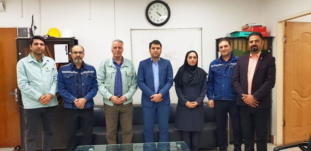 جلسه ارزیابی هشتمین جشنواره ملی نوآوری برتر ایرانی در شرکت فولاد خوزستان