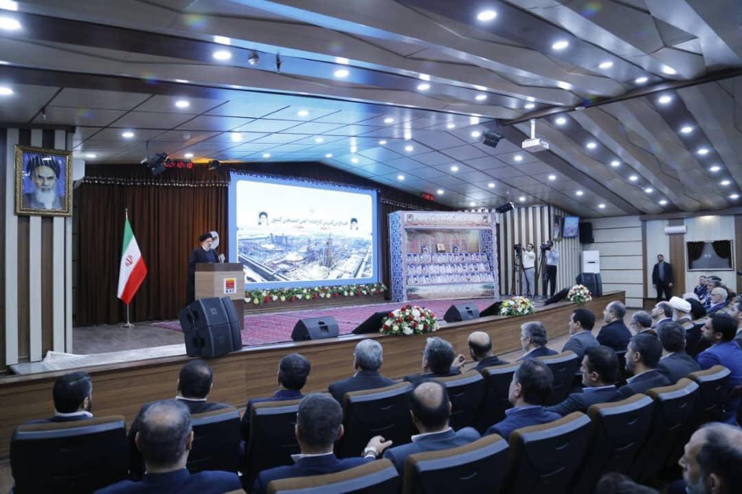 بزرگترین کارخانه آهن اسفنجی کشور در فولاد خوزستان افتتاح شد بزرگترین کارخانه آهن اسفنجی کشور در فولاد خوزستان افتتاح شد