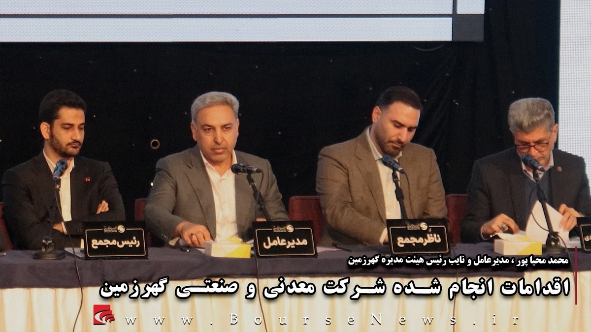 اقدامات انجام شده‌ی شرکت معدنی و صنعتی گهرزمین (بخش ۲)