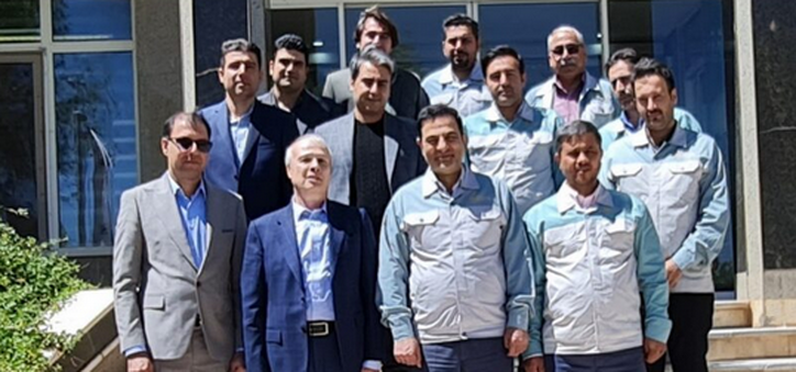 بازدید مدیرعامل و گروهی از مدیران شرکت فولاد غرب آسیا از شرکت ورق خودرو چهارمحال و بختیاری