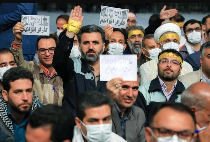 تلاشگران ذوب‌ آهن اصفهان در محضر ولایت
