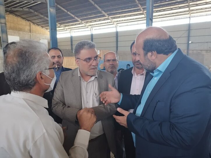 بازدید معاون هماهنگی امور اقتصادی و توسعه منطقه‌ای وزارت کشور و معاون هماهنگی امور اقتصادی استاندار ایلام از مجتمع ۵۰۰ هزار تنی ذوب - نورد فولاد و نیروگاه ۷۵ مگاواتی شرکت زاگرس فولاد مهران