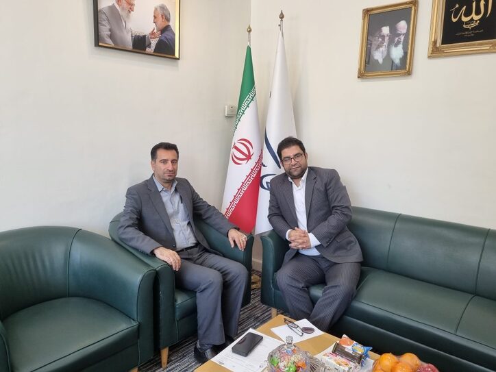 جلسه راهبردی مدیرعامل فولاد اقلید با نماینده مردم اقلید در مجلس
