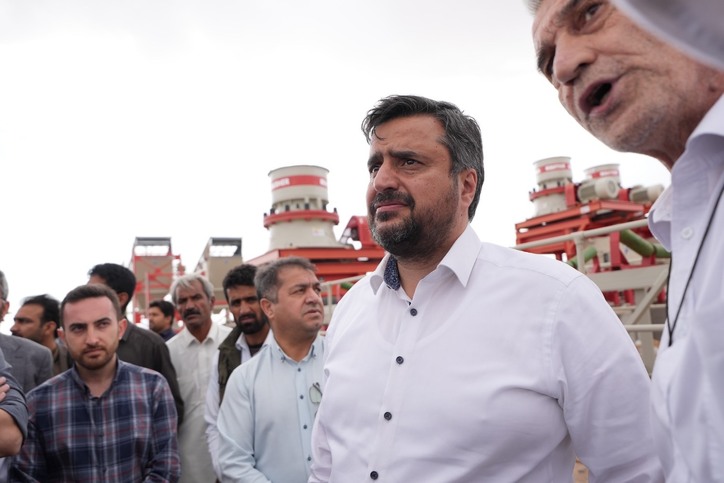 بازدید مدیران ارشد تاصیکو از پروژه‌های اکتشافی و روند احداث کارخانه طلا/ پیشرفت ۶۶ درصدی کارخانه استحصال طلا