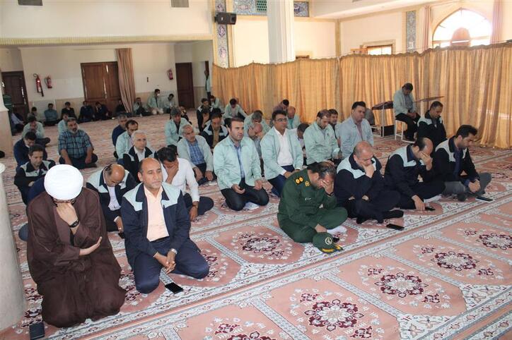برگزاری مراسم سوگواری شهادت حضرت امام جعفر صادق (ع) در ذوب آهن اصفهان