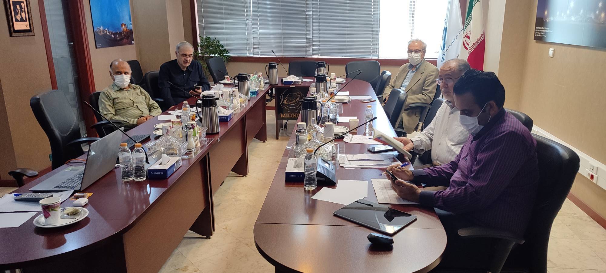 با حضور دکتر پورمند دویست و سومین جلسه تولید هلدینگ میدکو برگزار شد با حضور دکتر پورمند دویست و سومین جلسه تولید هلدینگ میدکو برگزار شد